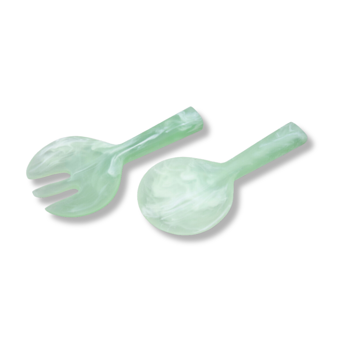 Short Handle Salad Servers 2pcs